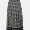 Skirts Veronica Beard | Norris V Logo Silk Skirt Multi