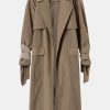 Coats And Jackets Lee Mathews | Aster Trech In Khaki Green