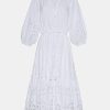 Dresses Cara Cara | Hutton Dress In Eyelet White