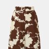 Shorts OROTON | Silhouette Silk Short In Deep Spice Multi