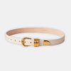 Accessories Déhanche | Hollyhock Belt In Ivory & Gold Neutrals