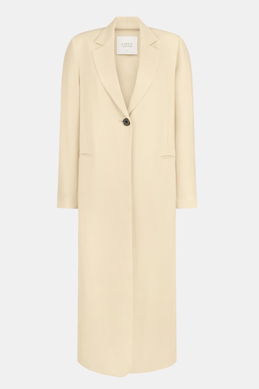 Coats And Jackets Harris Tapper | Tuxedo Coat In Peach Neutrals