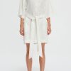 Dresses Lee Mathews | Lennox Mini Dress In Cloud Neutrals