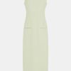 Dresses Harris Tapper | Antonia Dress In Moss Green