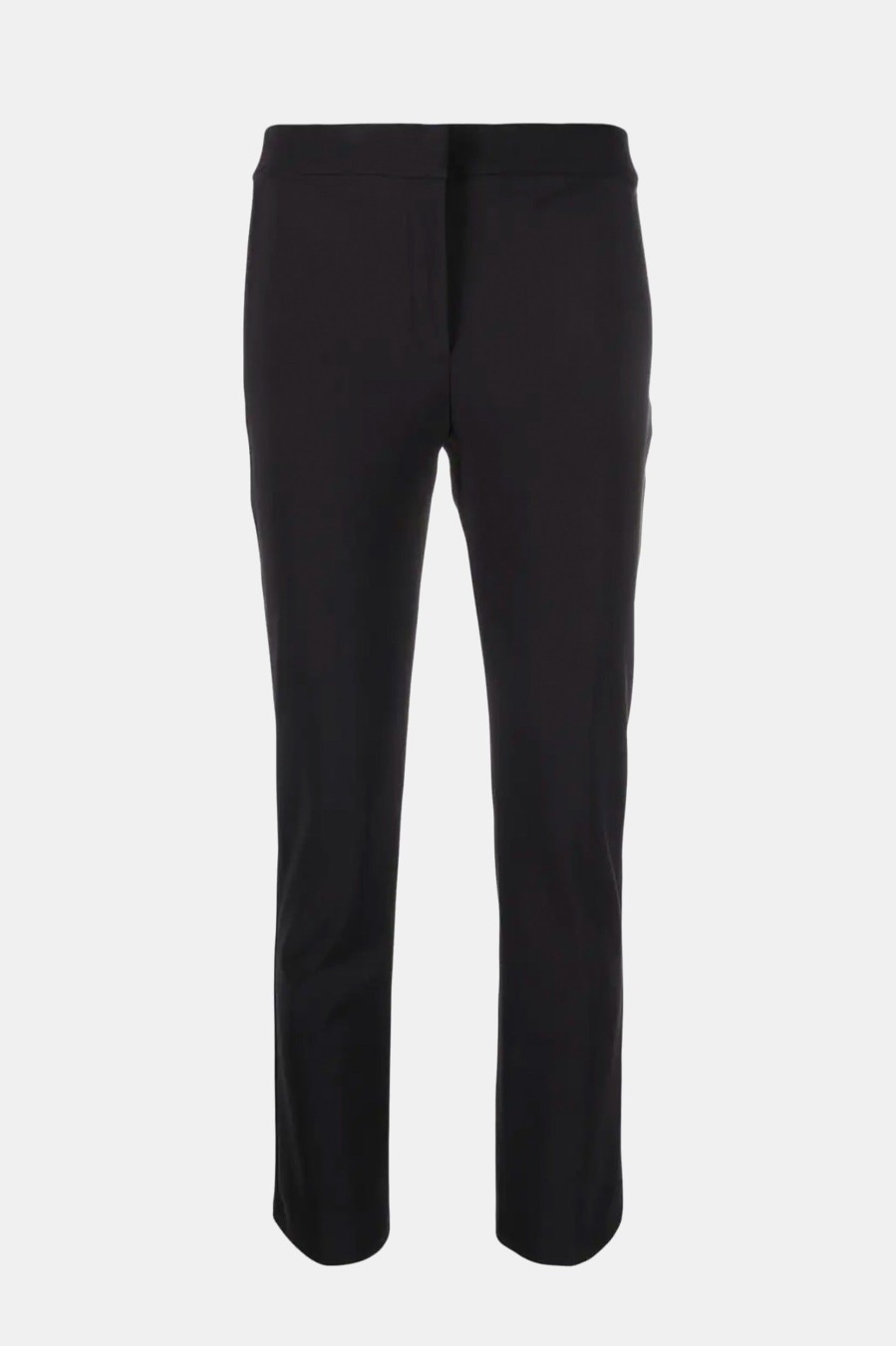 Trousers Theory | Cropped High-Waist Pant In Precision Ponte Black