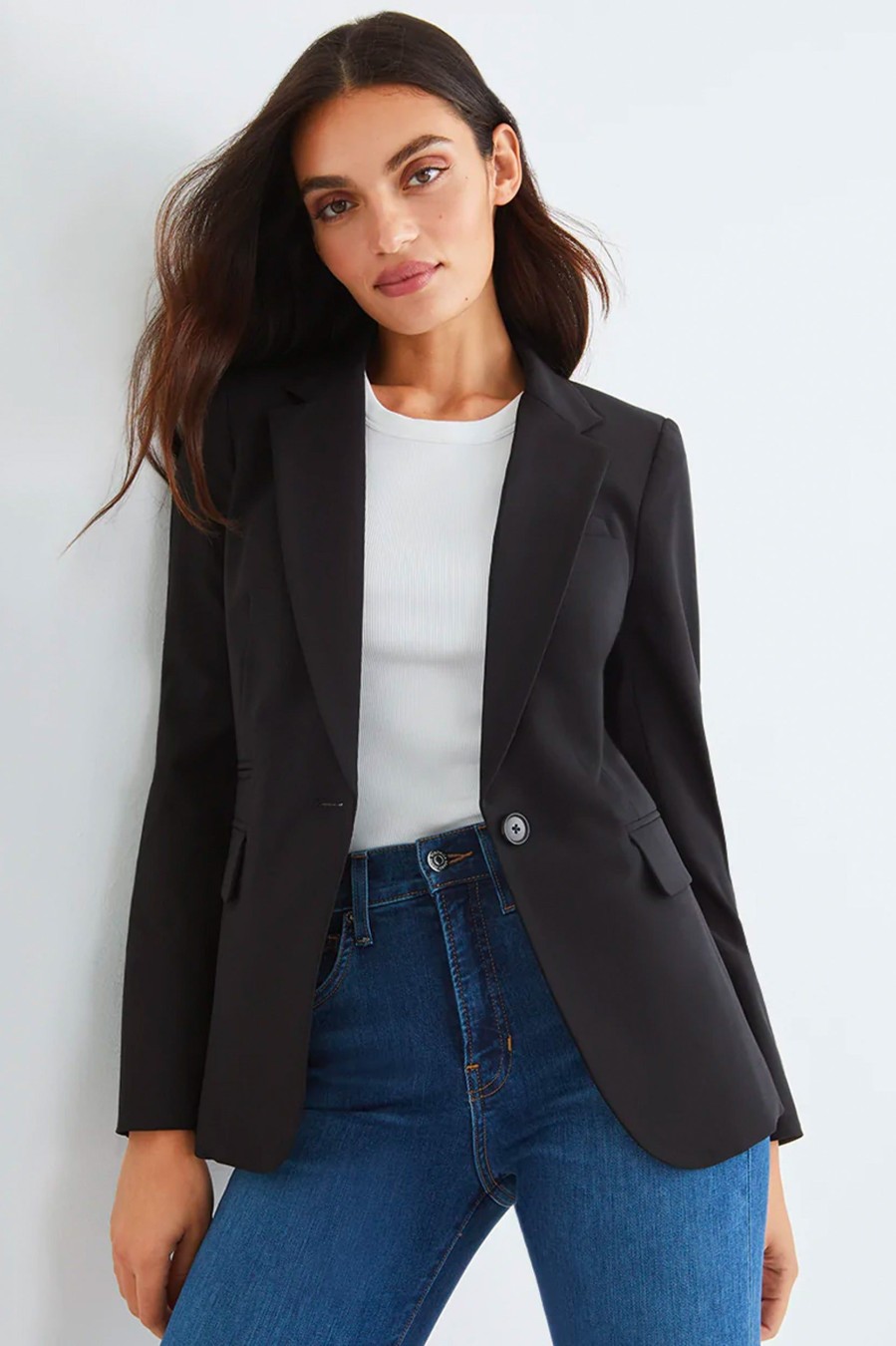 Coats And Jackets Veronica Beard | Classic Blazer In Black