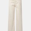 Jeans Veronica Beard | Taylor Wide-Leg Jean In Ecru Neutrals