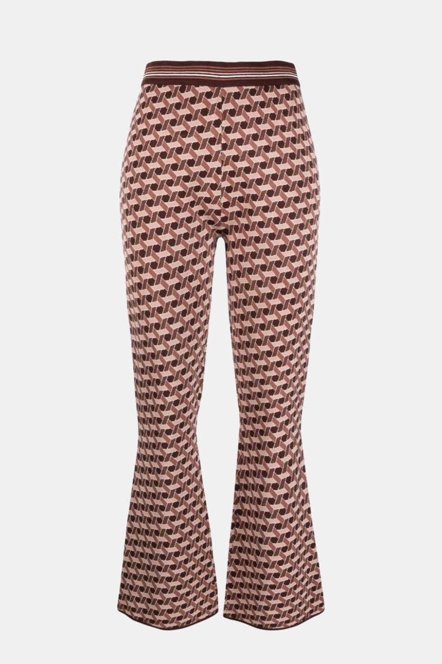 Trousers Diane Von Furstenberg | Juno Knit Jacquard Pant Multi