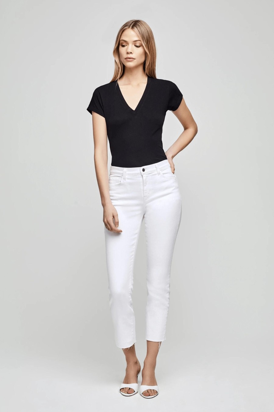 Jeans L'Agence | Sada Jean In White