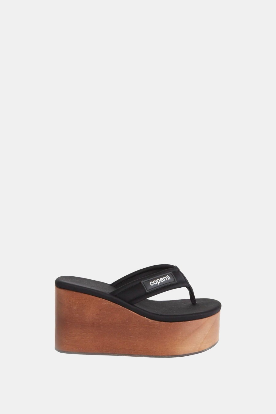 Shoes Coperni | Wooden Branded Wedge Sandal Multi