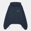 Knitwear And Sweaters Anine Bing | Lucy Hoodie Anine Bing In Navy Blue