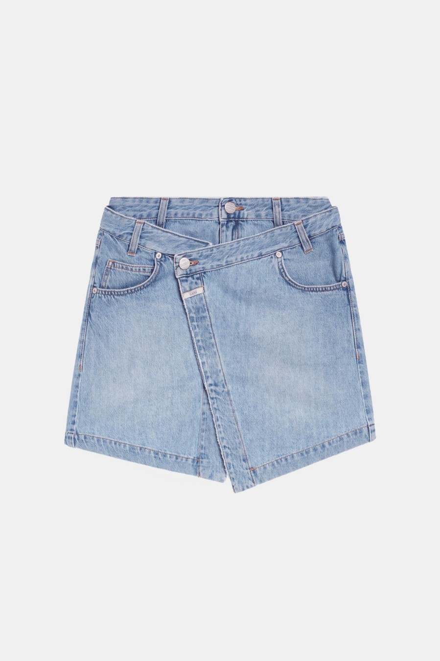 Skirts CLOSED | Mini Skirt In Mid Blue Denim