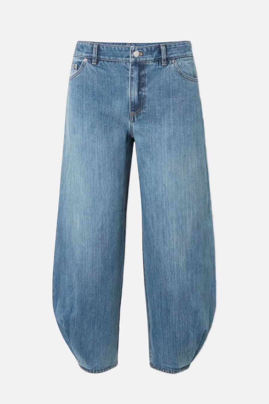 Jeans Tibi | Classic Wash Denim Brancusi Jean - Regular Blue