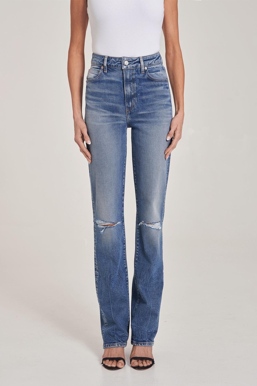 Denim Le Jean | Sabine Straight Jean In Starlight Denim