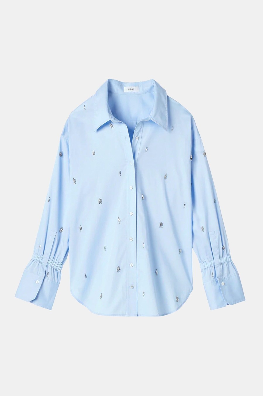 Tops And Shirts A.L.C. | Monica Top In Sky Blue