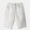 Shorts Nothing Written | Half White Denim Short Neutrals