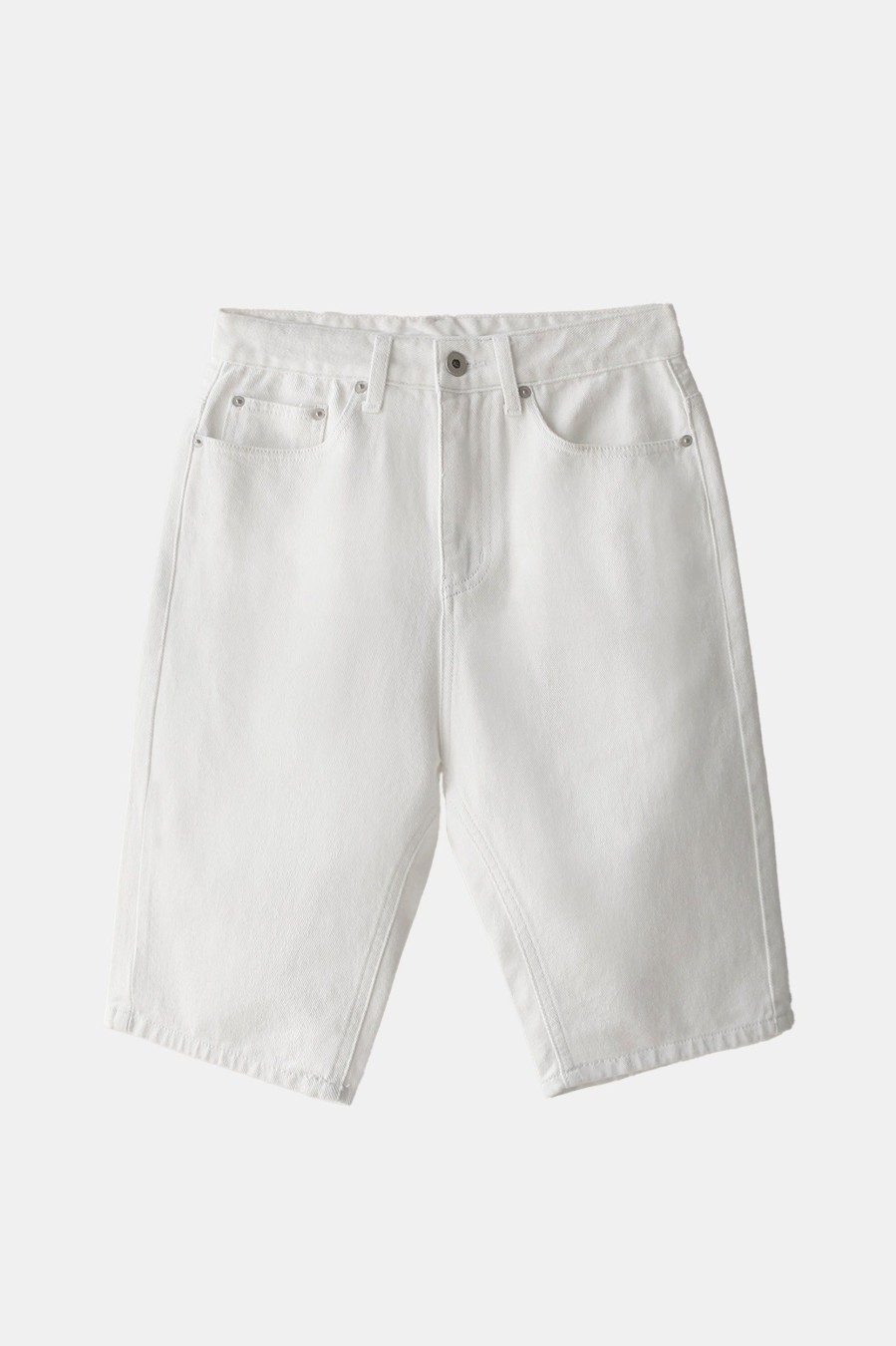 Shorts Nothing Written | Half White Denim Short Neutrals