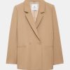 Coats And Jackets Anine Bing | Madeline Blazer In Deep Sand Neutrals