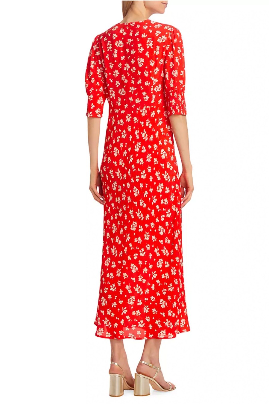 Dresses RIXO | Zadie Dress In Easy Red Floral