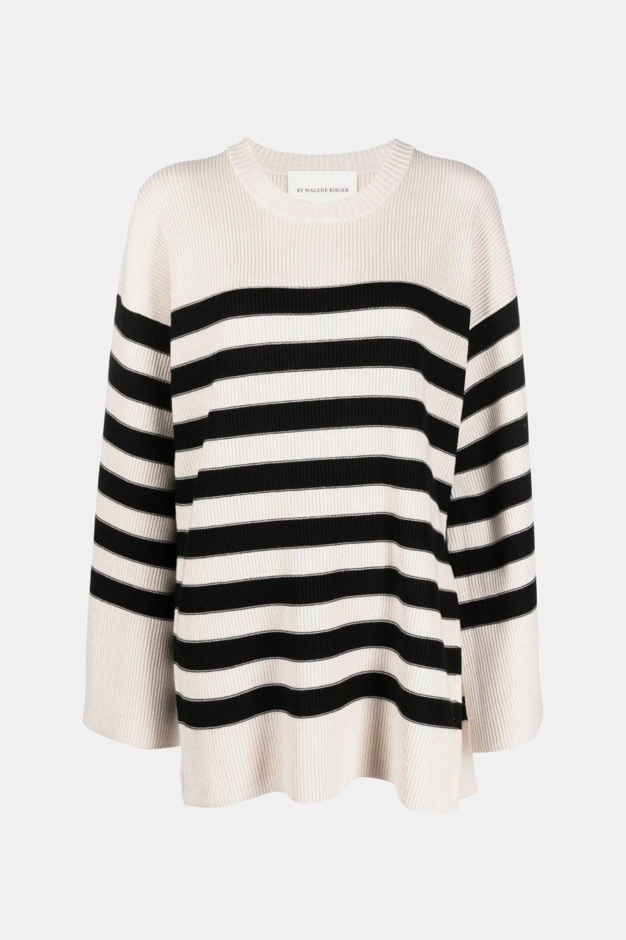 Knitwear And Sweaters By Malene Birger | Leon Sweater In Block Stripe Multi