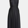 Dresses Victoria Beckham | Cap Sleeve Draped Dress In Black