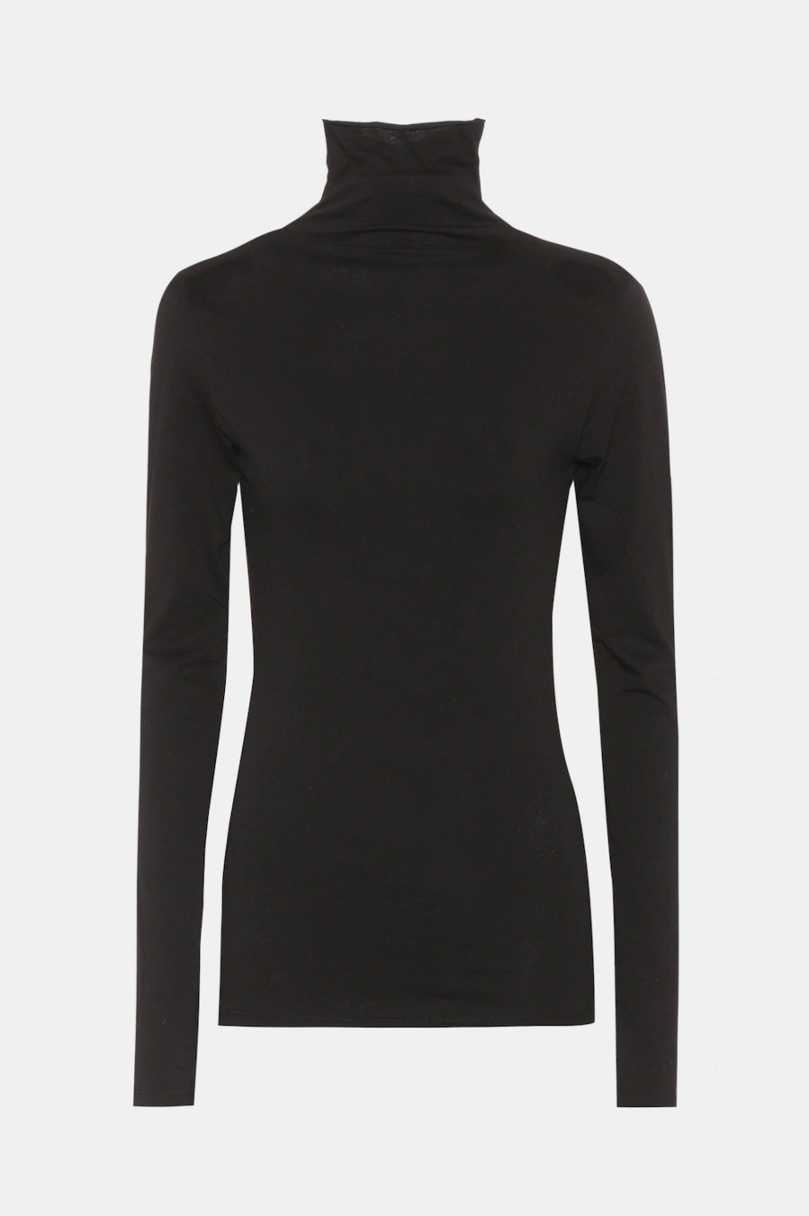 Tops And Shirts Velvet | Talisia Whisper Fitted Tee In Black