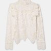 Tops And Shirts Sea New York | Dalia Lace Top In Ivory Neutrals