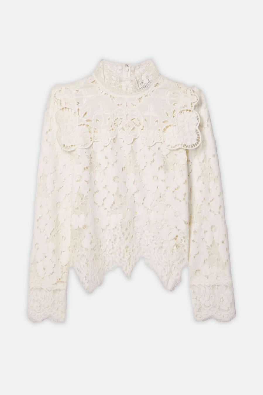 Tops And Shirts Sea New York | Dalia Lace Top In Ivory Neutrals