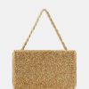 Accessories STAUD | Carmen Beaded Box Bag In Gold Metallic