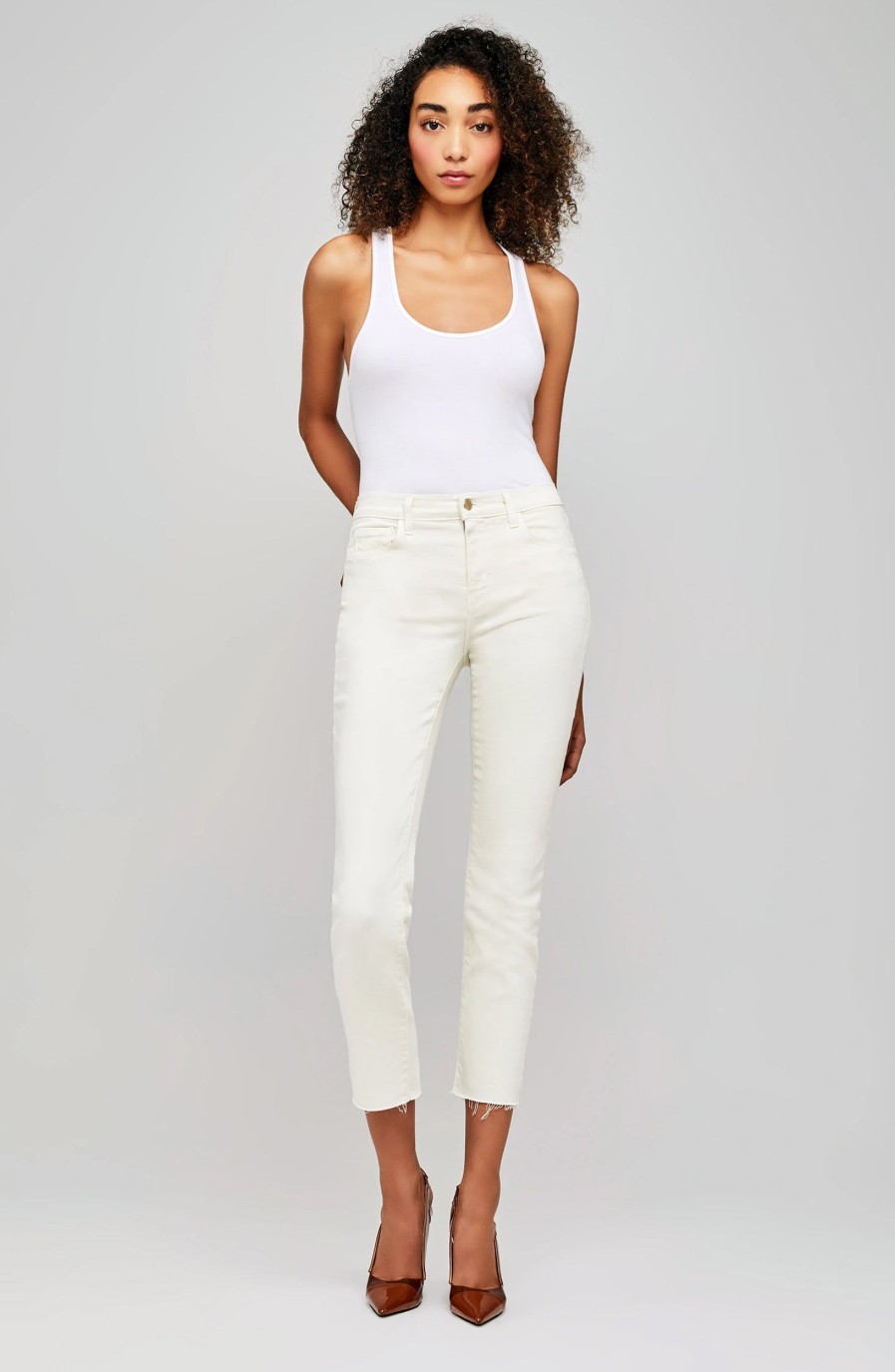 Denim L'Agence | Sada Jean In Vintage White