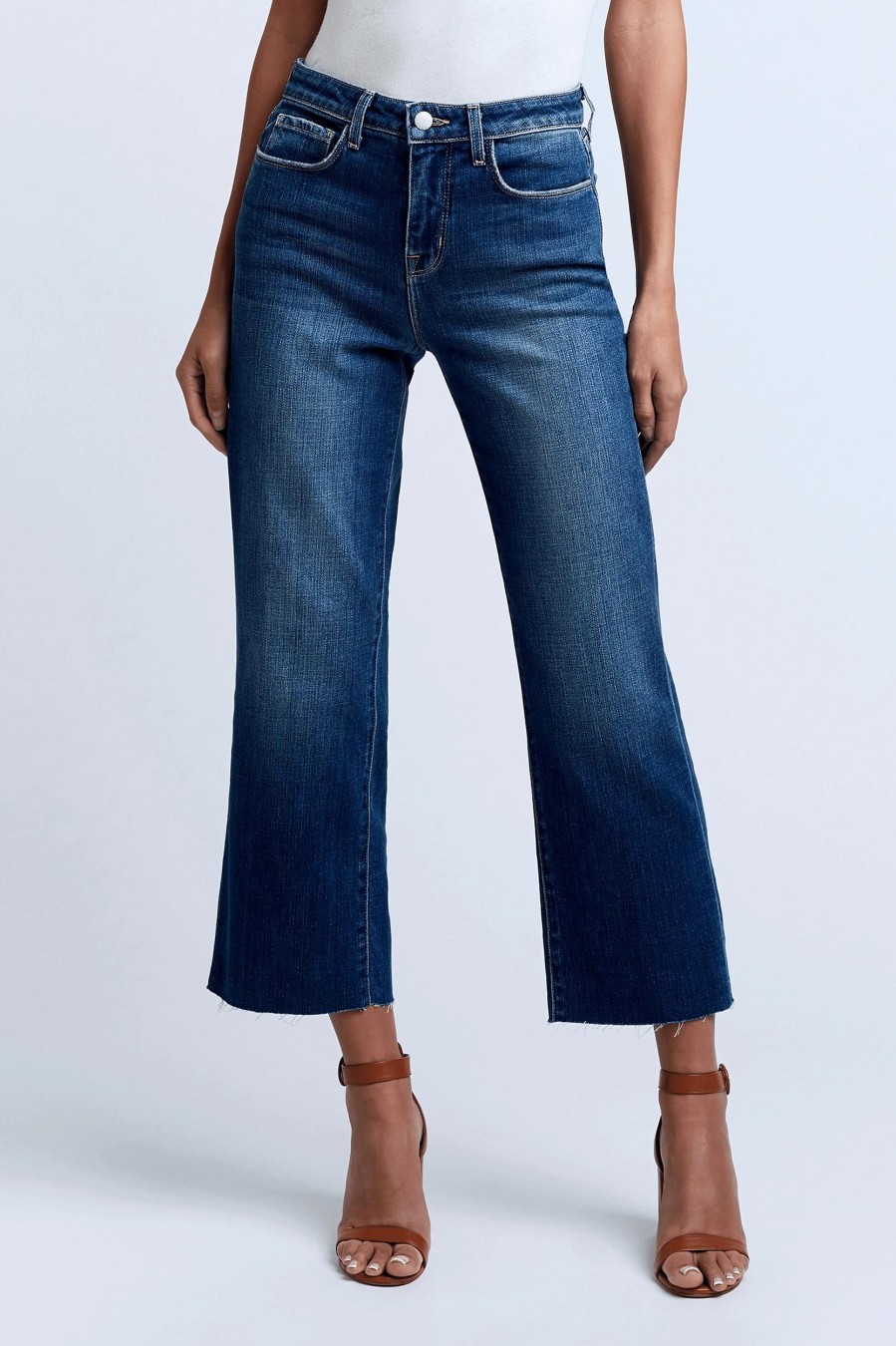 Denim L'Agence | Wanda Jean In Sequoia Denim