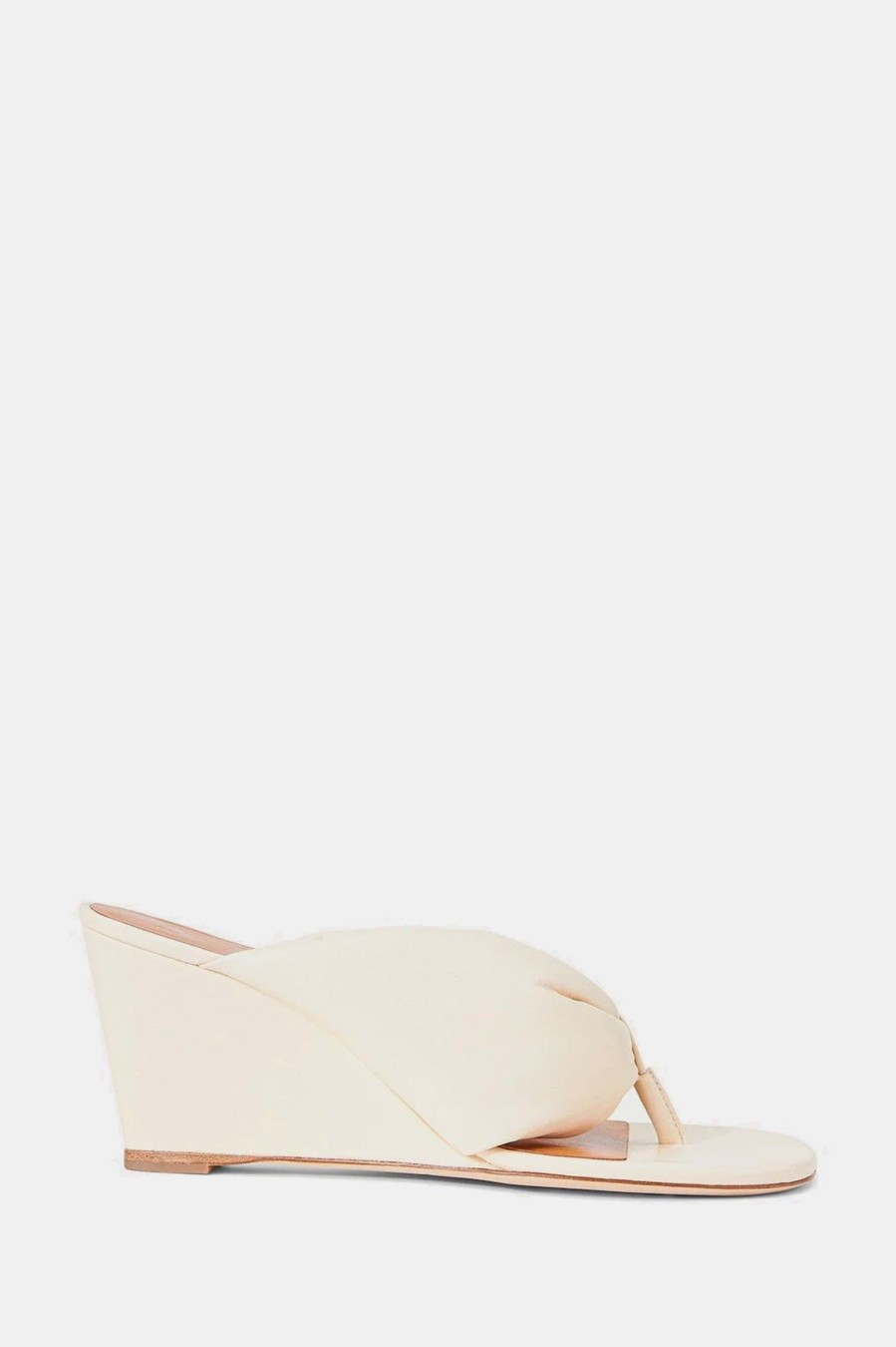 Shoes STAUD | Dahlia Wedge In Cream Neutrals