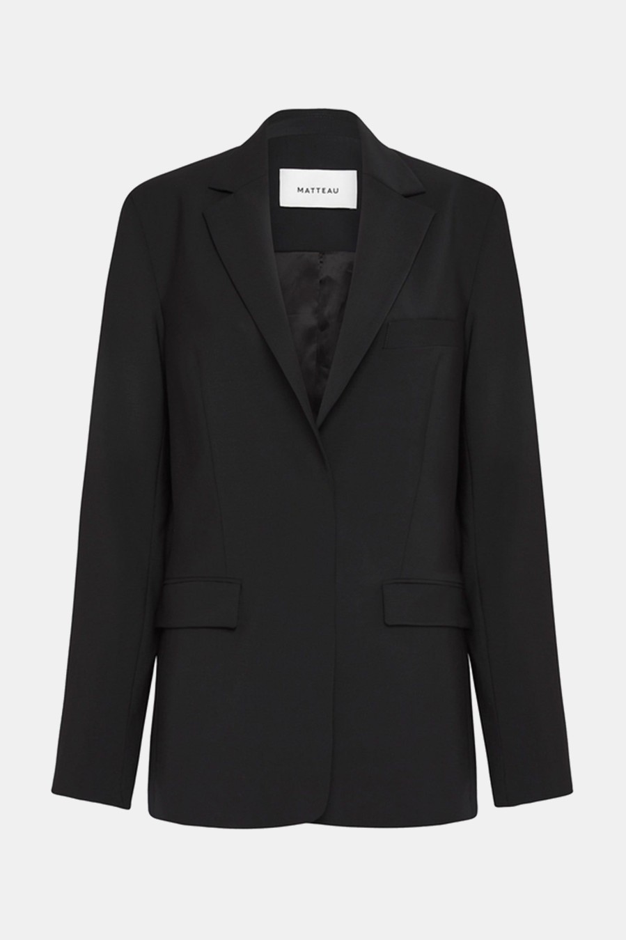 Coats And Jackets Matteau | Relaxed Tailored Blazer In Black