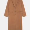 Coats And Jackets Anine Bing | Quinn Coat In Camel Cashmere Blend Neutrals