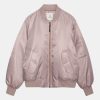 Coats And Jackets Anine Bing | Leon Bomber In Champagne Neutrals