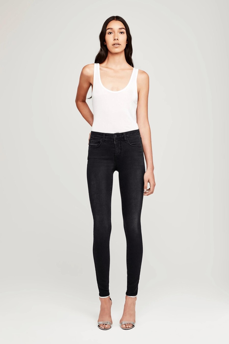 Jeans L'Agence | Marguerite Jean In Dark Graphite Grey