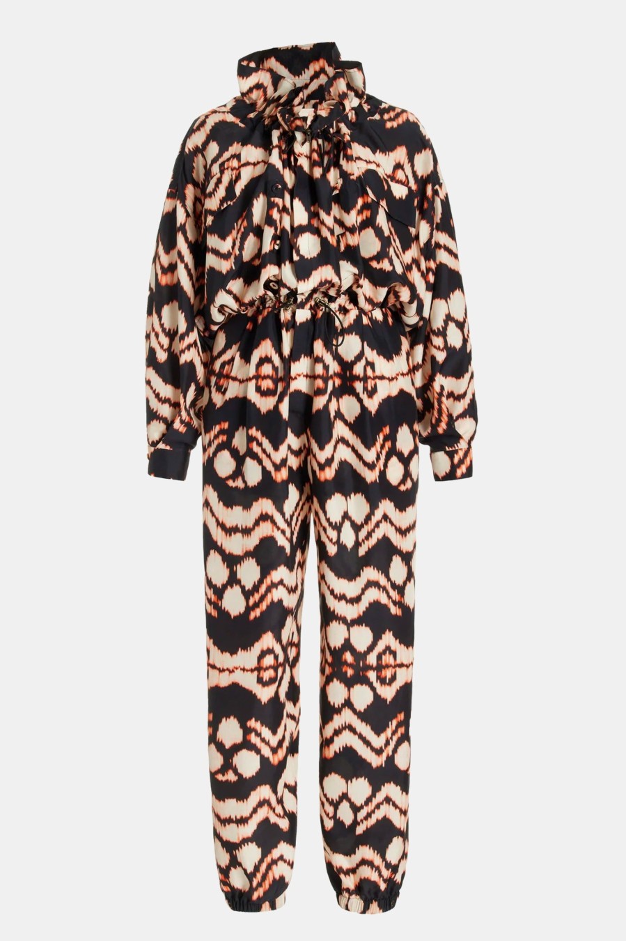 Jumpsuits ULLA JOHNSON | Aida Jumpsuit In Obsidian Multi