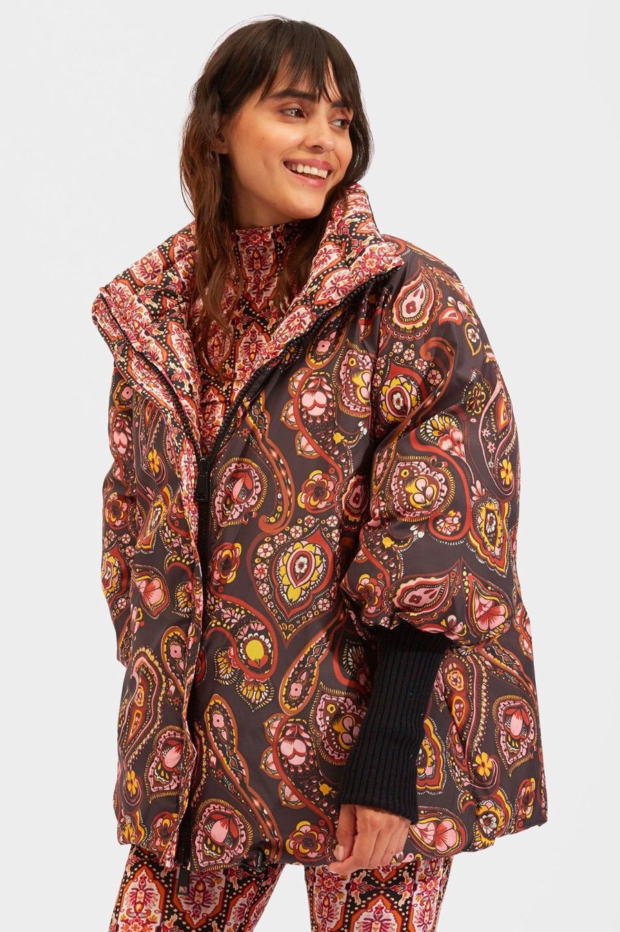 Coats And Jackets La DoubleJ | St. Mortiz Tapestry Reversible Jacket Multi