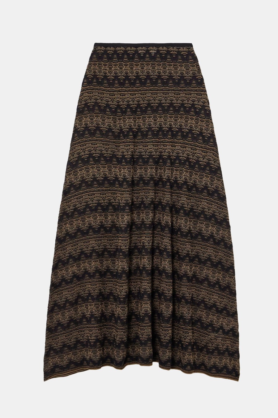 Skirts Christopher Esber | Palais Knit Skirt In Black Cacao Multi