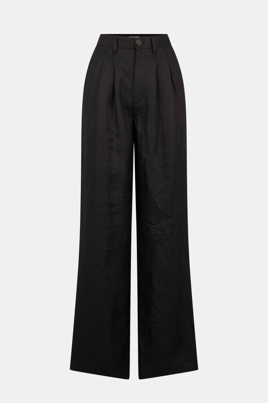 Trousers Anine Bing | Carrie Pant In Twill Black