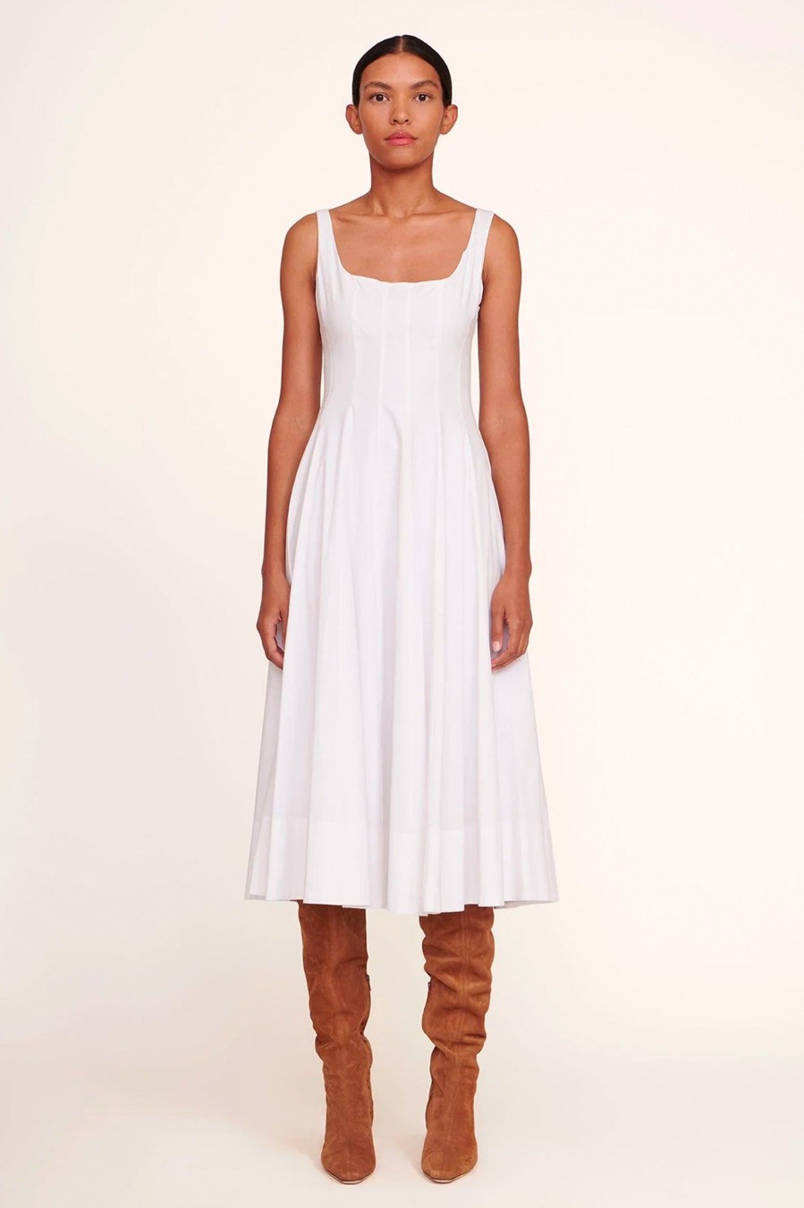 Dresses STAUD | Wells Dress In White