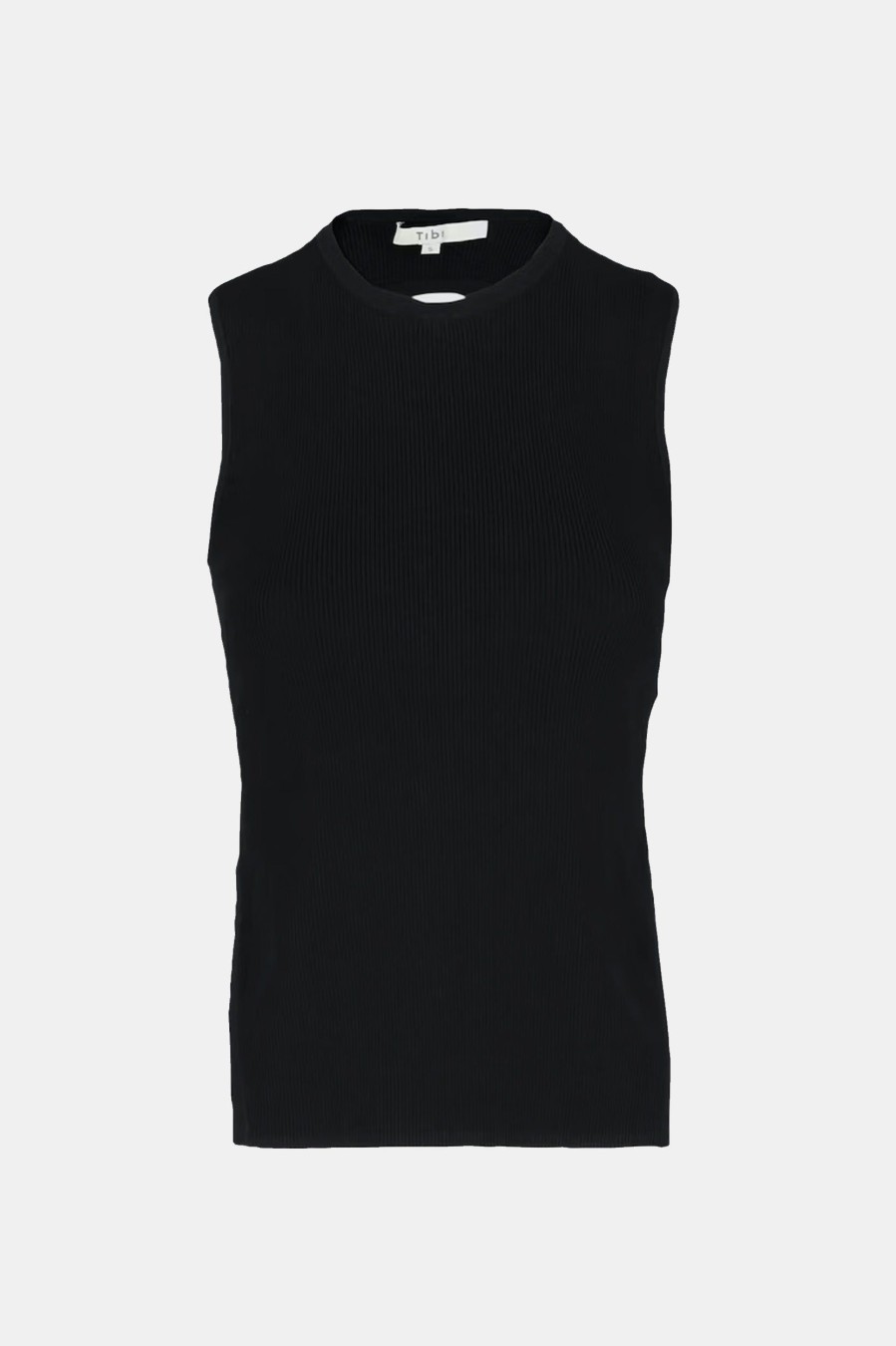 Tops And Shirts Tibi | Giselle Openback Stretch Tank In Black