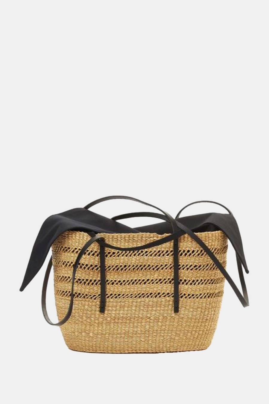 Accessories Muuñ | Bicro Straw Bag Neutrals