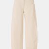 Jeans Tibi | Sid Jean In Ivory - Regular Neutrals