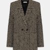 Coats And Jackets Anine Bing | Diana Blazer In Fishbone Multi