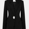 Coats And Jackets Christopher Esber | Racquet Apex Blazer In Black