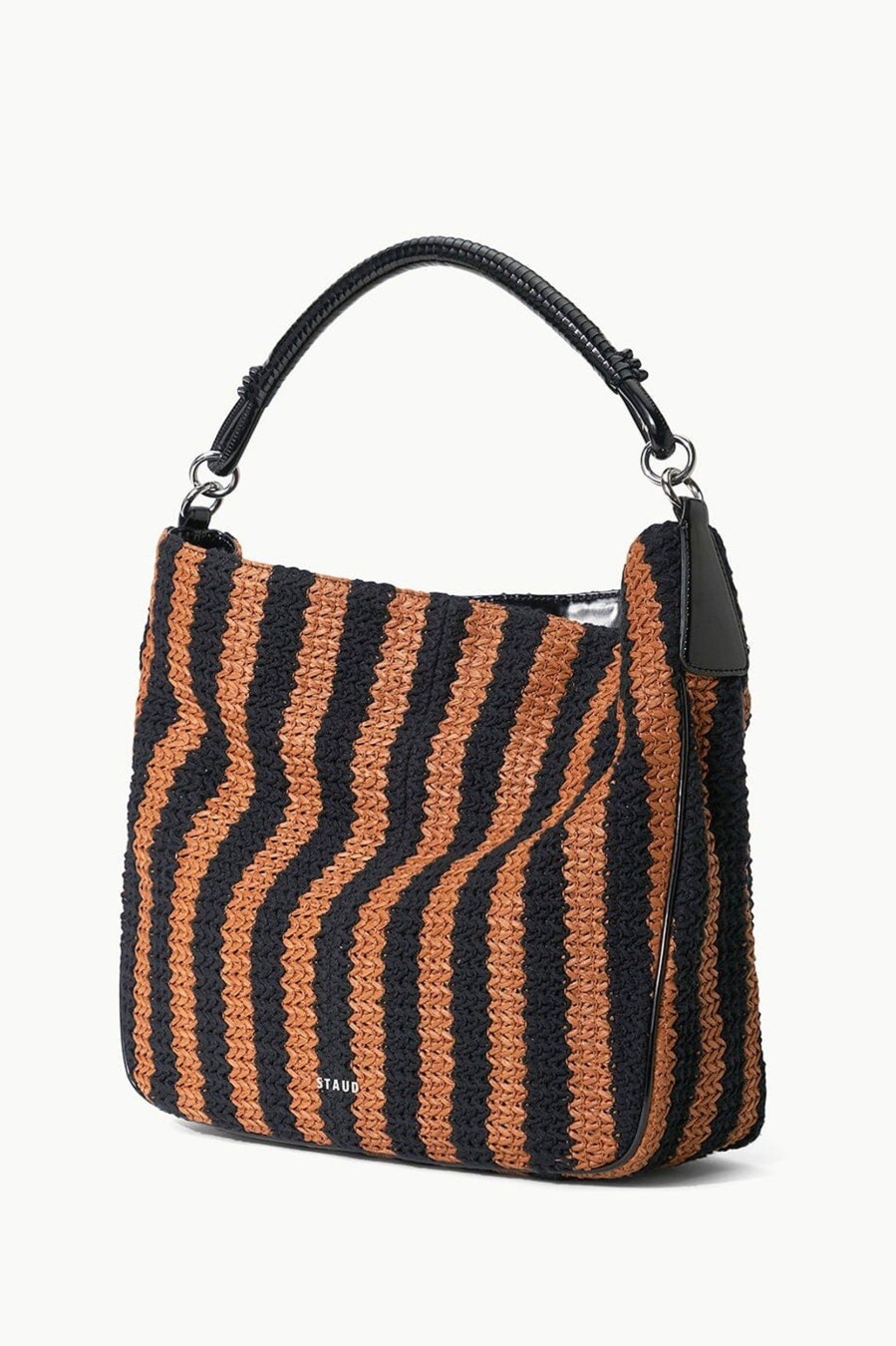 Accessories STAUD | Perry Hobo Bag In Seashore Stripe Multi