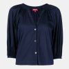 Tops And Shirts STAUD | New Dill Top In Navy Blue