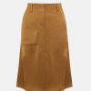 Skirts Victoria Beckham | Utility Skirt In Tawny Brown