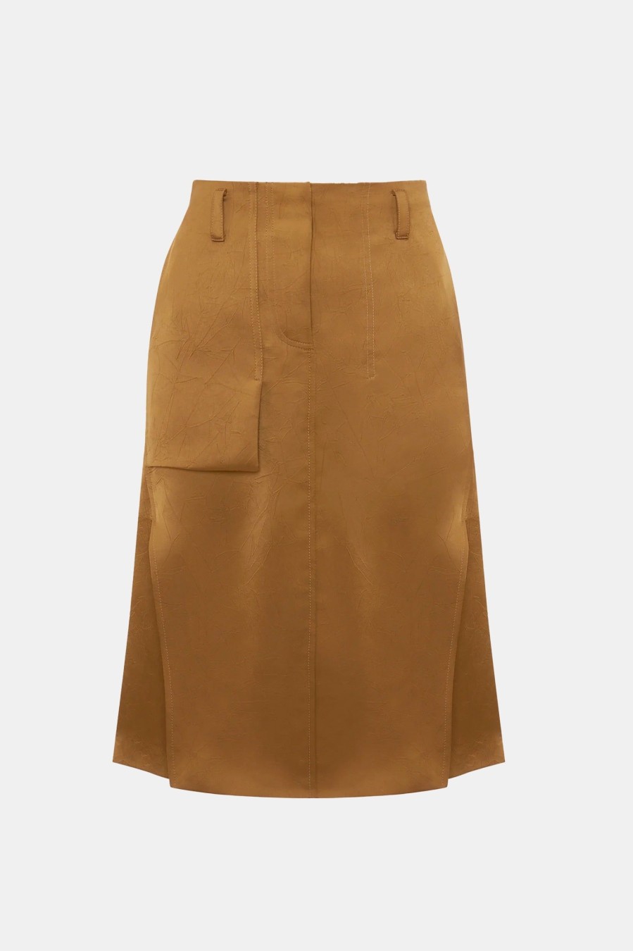 Skirts Victoria Beckham | Utility Skirt In Tawny Brown